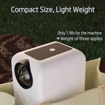 HP projector CC200 3in1 native 1080p, outdoor movie screen with projector package, portable mini projector, Smart tv