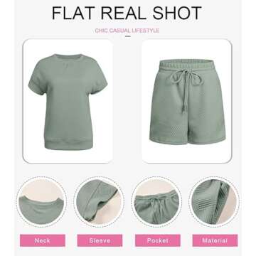 SHEWIN Women's 2 Piece Casual Outfits Set for Comfort