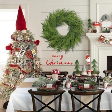 Stunning 26 Inch Christmas Wreath for Holiday Decor