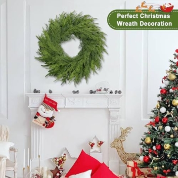 Stunning 26 Inch Christmas Wreath for Holiday Decor