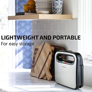 OVENTE Electric Sandwich Maker for Quick & Easy Meals