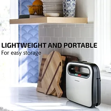 OVENTE Electric Sandwich Maker for Quick & Easy Meals