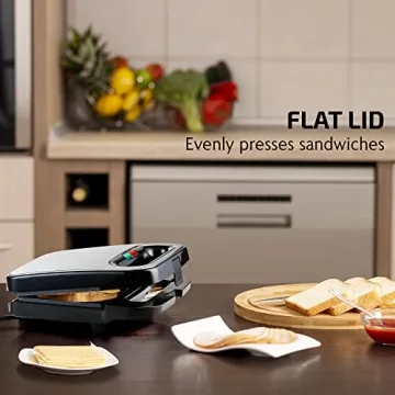 OVENTE Electric Sandwich Maker for Quick & Easy Meals