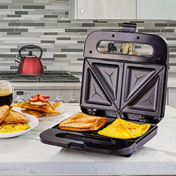 OVENTE Electric Sandwich Maker for Quick & Easy Meals
