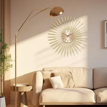Stunning PSYCHE GOD Starburst Wall Clock for Any Room