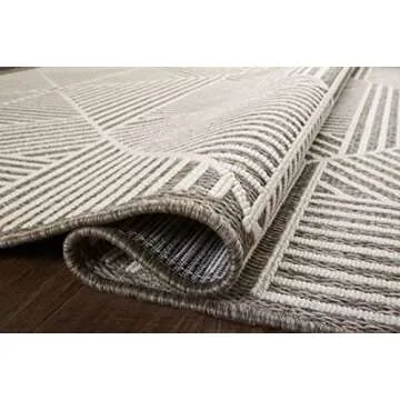 Loloi II Rainier Collection Area Rug in Natural/Ivory