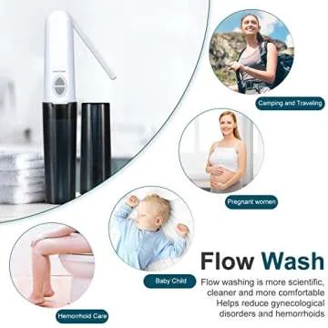 Portable Travel Bidet Electric Mini Atomizer with USB Cable Charging is Used for Soothing Postpartum Care Perineal Personal Cleaning