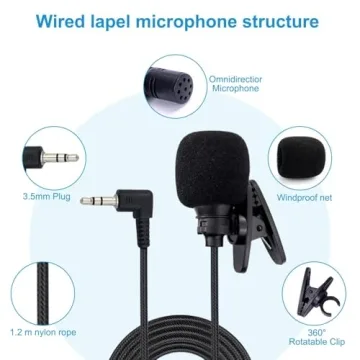 Kinizuxi Lavalier Mic 2 Pack for iPhone & Android