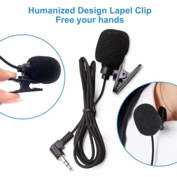 Kinizuxi Lavalier Mic 2 Pack for iPhone & Android