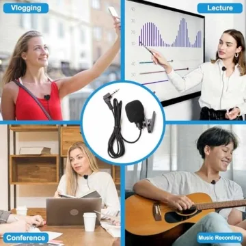 Kinizuxi Lavalier Mic 2 Pack for iPhone & Android