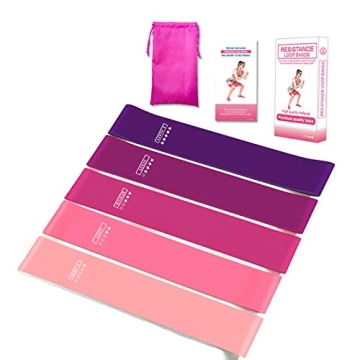 Resistance Loop Exercise Bands, Fitness Loop Bands for Legs and Butt, Stretching, Strength Training,...