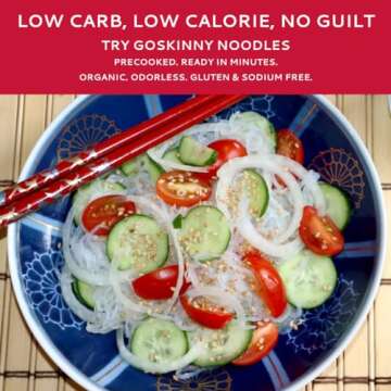 GoSkinny Noodles Angel Hair - Low-Calorie Shirataki Noodles