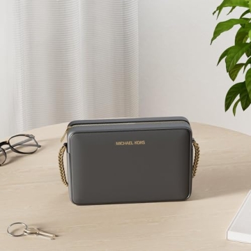 Michael Kors Jet Set Crossbody Black Saffiano Leather Bag