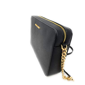 Michael Kors Jet Set Crossbody Black Saffiano Leather Bag