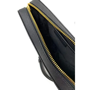 Michael Kors Jet Set Crossbody Black Saffiano Leather Bag