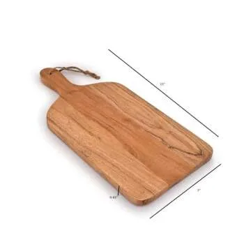 Samhita Acacia Wood Paddle Cutting Board for Kitchen Use