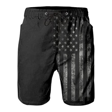 FT FENTENG Men's Hawaii Quick Dry Beach Shorts & Swimming Trunks