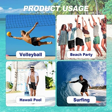 FT FENTENG Men's Quick Dry Beach Shorts & Trunks