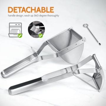 Sopito Steel Potato Ricer for Home and Commercial Use