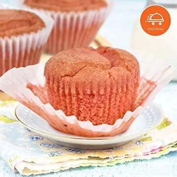 Low Carb Strawberry Muffins [6-Pack] By Carb-o-licious- Delicious Keto Muffins With Only 3 Net Carbs Each- Sugar Free Healthy Snack With Almond Flour- Best Tasting Low-Carb Diet Treat Ever!