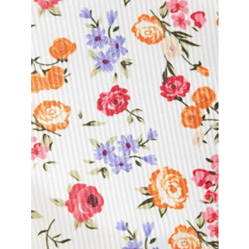 Stylish ZAFUL Floral Bandeau Swimsuit Set for Women