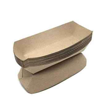 Biodegradable Hot Dog Trays Eco-Friendly USA Made 250 Pack