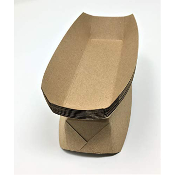 Biodegradable Hot Dog Trays Eco-Friendly USA Made 250 Pack