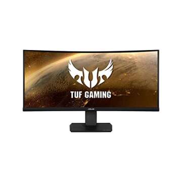 ASUS TUF Gaming VG35VQ 35” Curved HDR Monitor 100Hz Uwqhd (3440 X 1440) 1ms FreeSync Eye Care Disp...