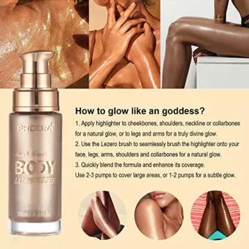 Gorgeous Body Shimmer Oil for Radiant Glow and Moisture