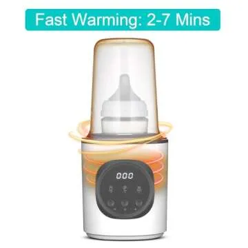 Vaundra Baby Bottle Warmer - Fast, Safe & Multifunctional