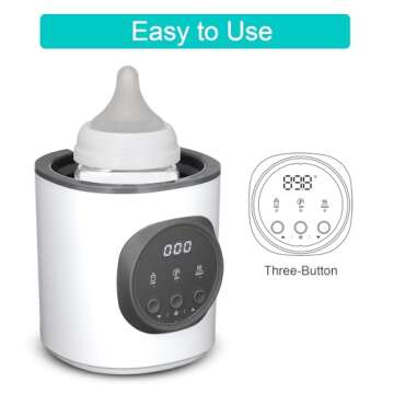 Vaundra Baby Bottle Warmer - Fast, Safe & Multifunctional