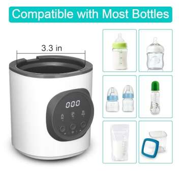 Vaundra Baby Bottle Warmer - Fast, Safe & Multifunctional