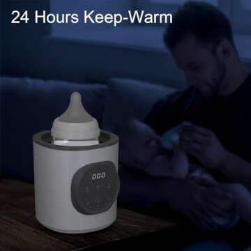 Vaundra Baby Bottle Warmer - Fast, Safe & Multifunctional