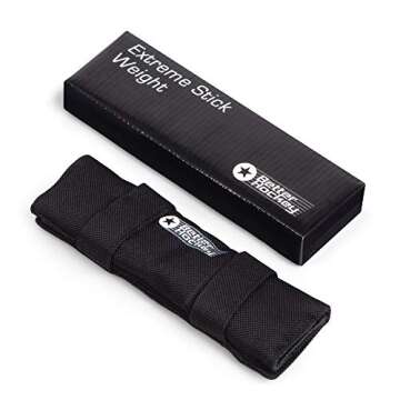 Better Hockey Extreme Pro Stick Weight - Helps You get a Harder Hockey Shot and Quicker Hands - Adjustable Weights - Two Straps Keep it in Place for Secure Use - Used by The Pros