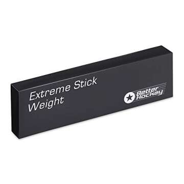 Better Hockey Extreme Pro Stick Weight - Helps You get a Harder Hockey Shot and Quicker Hands - Adjustable Weights - Two Straps Keep it in Place for Secure Use - Used by The Pros