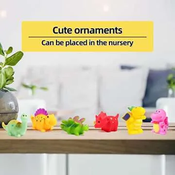 No Hole Dinosaur Bath Toys for Toddlers 1-5 Years