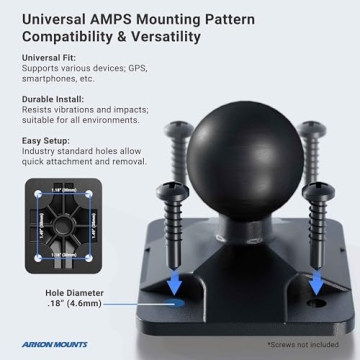 ARKON Clamp Mount - Secure Tablet Holder for All Devices