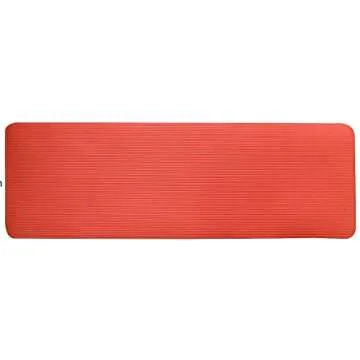 Fitvids All Purpose 1/2-Inch Extra Thick High Density Anti-Tear Exercise Yoga Mat with Carrying Strap, Red