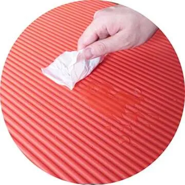 Fitvids All Purpose 1/2-Inch Extra Thick High Density Anti-Tear Exercise Yoga Mat with Carrying Strap, Red