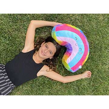 KIDS PREFERRED Cuddle Pal - Happy Rainbow - Stuffed Animal Plush 11.5"