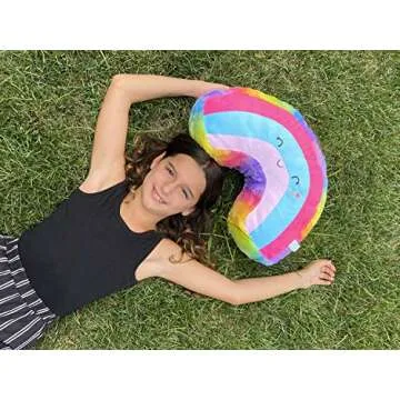 KIDS PREFERRED Cuddle Pal - Happy Rainbow - Stuffed Animal Plush 11.5"