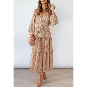 Boho Leopard Print Maxi Dress for Perfect Elegance