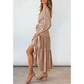 Boho Leopard Print Maxi Dress for Perfect Elegance