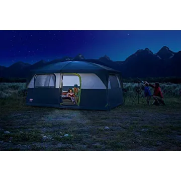 Coleman Prairie Breeze Lighted Cabin Tent for 9 Campers