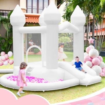 Buy FBSPORT White Bounce House for Kids Events Fun