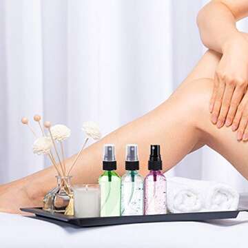 Wedama Spray Bottle - 2 oz Eco-Friendly Glass Containers