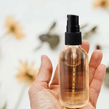 Wedama Spray Bottle - 2 oz Eco-Friendly Glass Containers