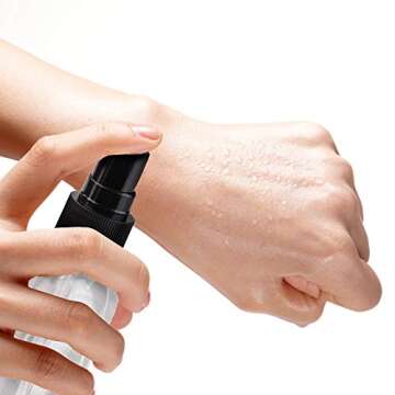 Wedama Spray Bottle - 2 oz Eco-Friendly Glass Containers