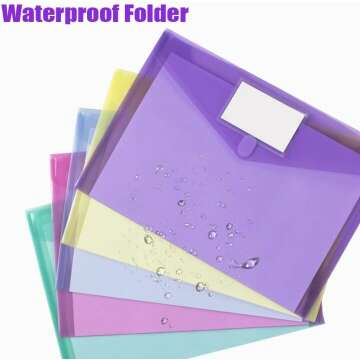 Sooez 10 Pack Plastic and Poly Envelopes - Durable Storage