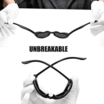 Stylish COASION Heart Sunglasses for Kids Age 2-8